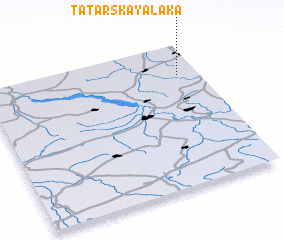 3d view of Tatarskaya Laka