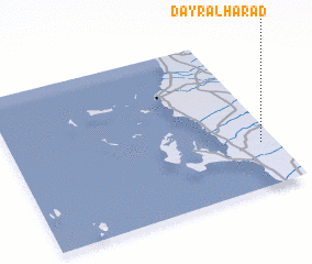 3d view of Dayr al Ḩarad