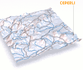 3d view of Çeperli