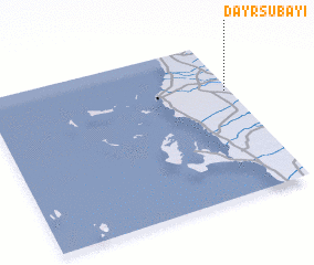 3d view of Dayr Subayī