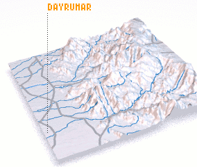 3d view of Dayr ‘Umar