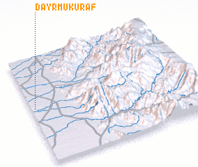 3d view of Dayr Mukuraf