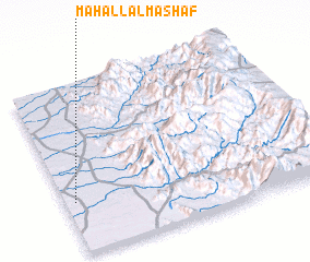 3d view of Maḩall al Mash‘af