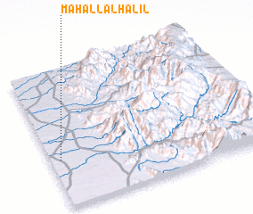 3d view of Maḩall al Ḩalīl