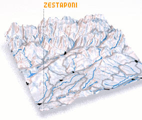 3d view of Zestapʼoni