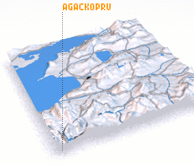 3d view of Ağaçköprü