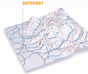 3d view of Dayr Ribāţ