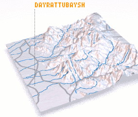 3d view of Dayr aţ Ţubaysh