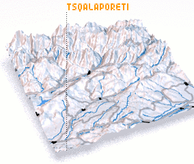 3d view of Tsqalapʼoretʼi