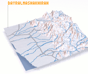 3d view of Dayr al Mashākhirah