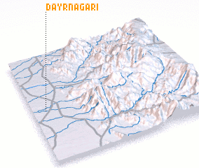3d view of Dayr Nagari