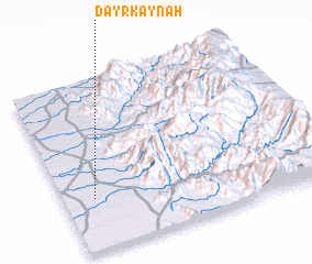 3d view of Dayr Kaynah