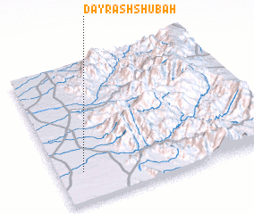 3d view of Dayr ash Shu‘bah