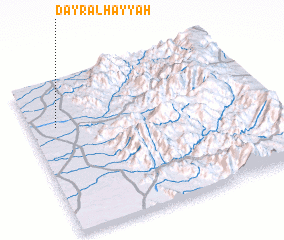 3d view of Dayr al Ḩayyah