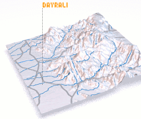 3d view of Dayr ‘Alī