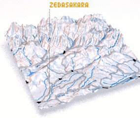 3d view of Zeda Sakʼara