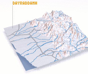 3d view of Dayr ad Damḩ