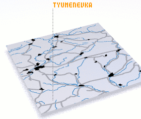 3d view of Tyumenevka