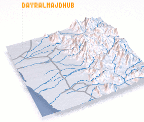 3d view of Dayr al Majdhūb