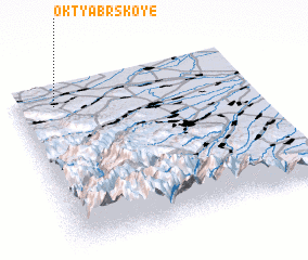 3d view of Oktyabr\