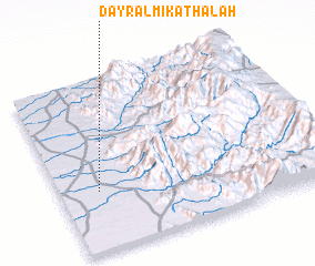 3d view of Dayr al Mikāthalah