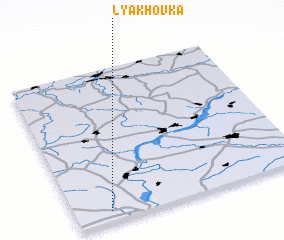 3d view of Lyakhovka