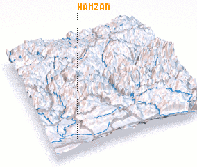 3d view of Hamzān