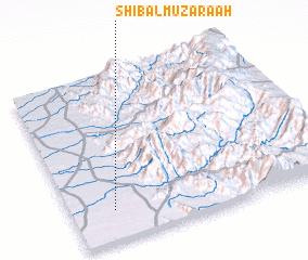 3d view of Shi‘b al Muzāra‘ah