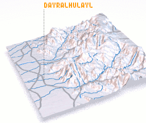 3d view of Dayr al Ḩulayl