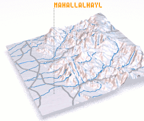 3d view of Maḩall al Ḩayl