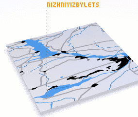 3d view of Nizhniy Izbylets