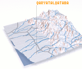 3d view of Qaryat al Qaţābāʼ