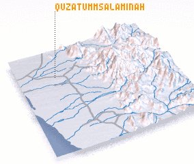 3d view of Quz‘at Umm Salāminah