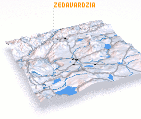 3d view of Zeda Vardzia