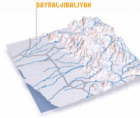 3d view of Dayr al Jibālīyah
