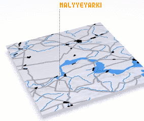 3d view of Malyye Yarki