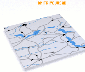 3d view of Dmitriyev Usad