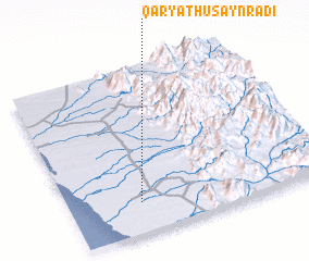 3d view of Qaryat Ḩusayn Raḑī