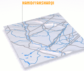 3d view of Ḩamīdīyah Sharqī