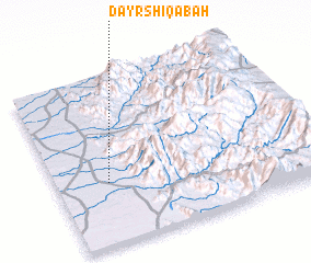 3d view of Dayr Shiqabah