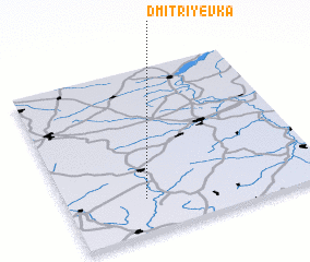 3d view of Dmitriyevka