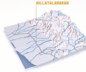 3d view of Ḩillat al ‘Amārah