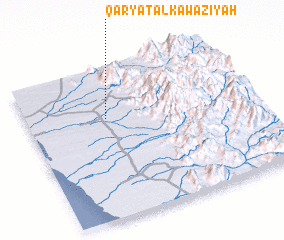 3d view of Qaryat al Kawāzīyah