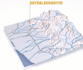 3d view of Dayr al Bukārīyīn