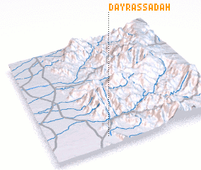 3d view of Dayr as Sādah