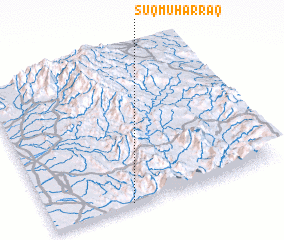 3d view of Sūq Muḩarraq