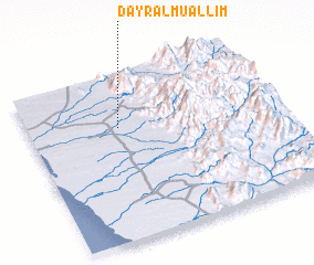 3d view of Dayr al Mu‘allim