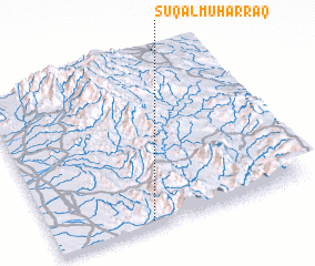 3d view of Sūq al Muḩarraq