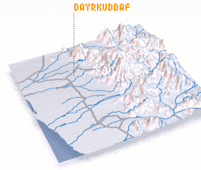 3d view of Dayr Kuddaf