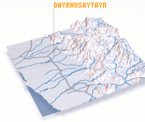 3d view of Dayr Ḩusaytayn